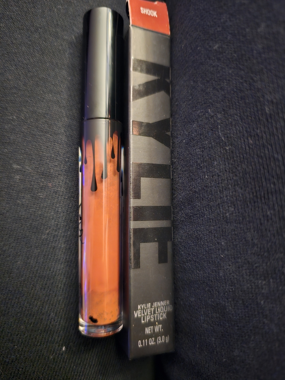 Kylie Cosmetics Velvet Liquid Lipstick - Shook (Warm Orange)